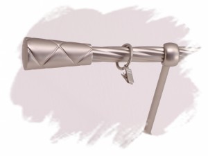 Genua – jednořadé kovové twister garnýže satyna