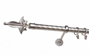 Meč – jednořadé kovové twister garnýže satyna
